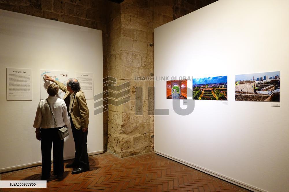 ISRAEL-AKKO-CITY WALL-PHOTO EXHIBITION