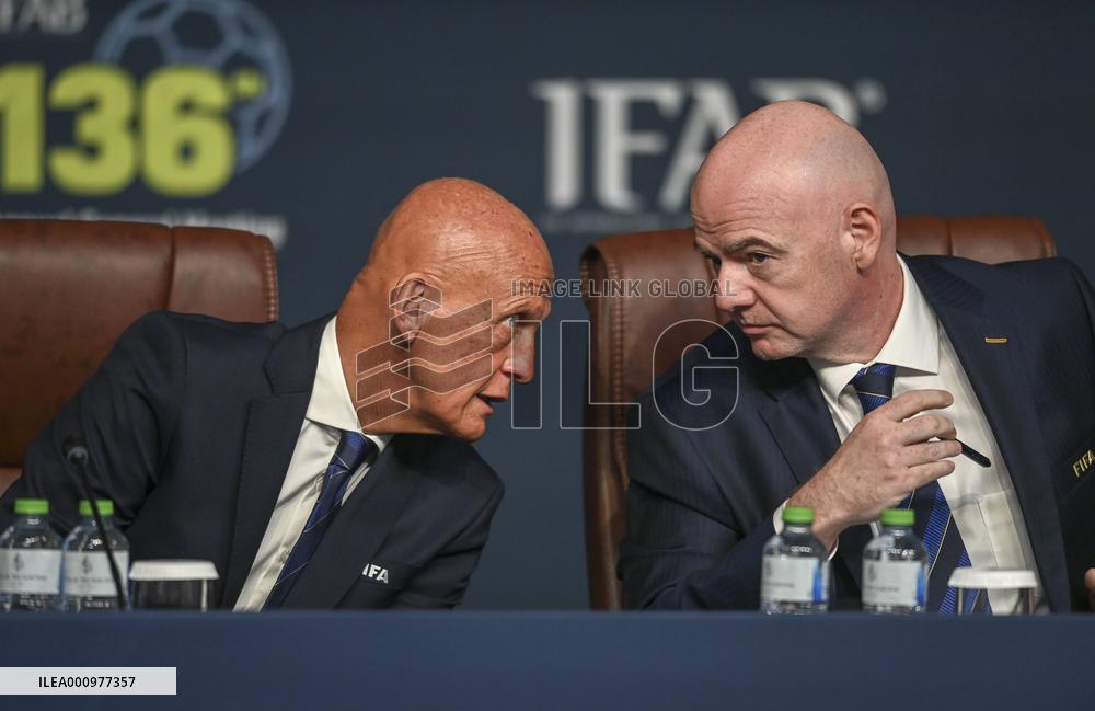 (SP)QATAR-DOHA-IFAB-PRESS CONFERENCE