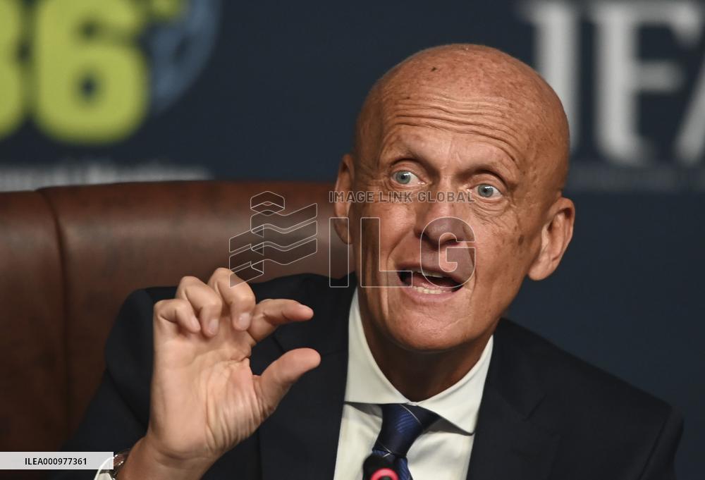 (SP)QATAR-DOHA-IFAB-PRESS CONFERENCE