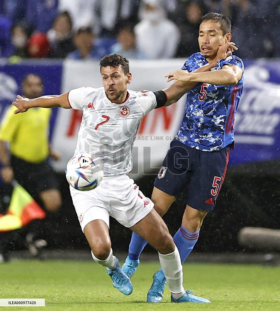 Football: Japan-Tunisia friendly