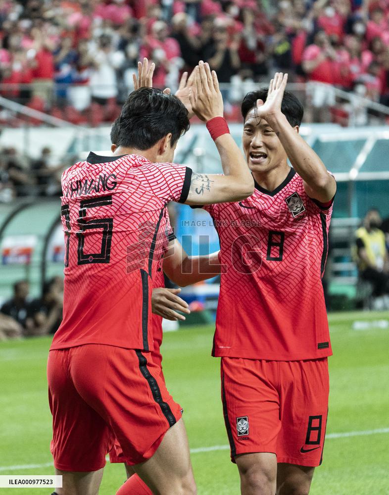 (SP)SOUTH KOREA-SEOUL-FOOTBALL-FRIENDLY-KOR VS EGY
