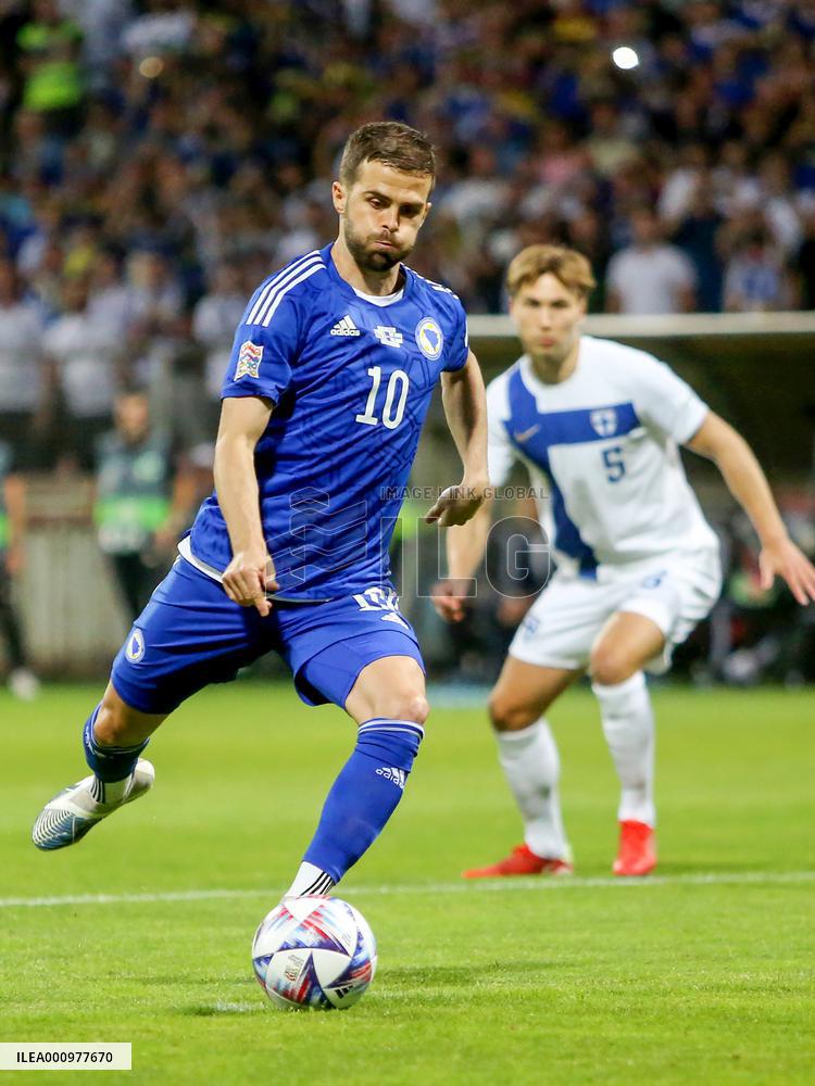 (SP)BOSNIA AND HERZEGOVINA-ZENICA-FOOTBALL-UEFA NATIONS LEAGUE-BIH VS FINLAND