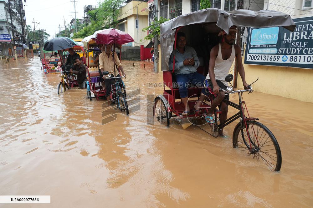 INDIA-ASSAM-GUWAHATI-FLOOD