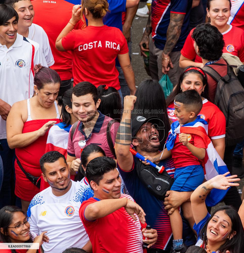 (SP)COSTA RICA-SAN JOSE-FOOTBALL-FIFA-WORLD CUP-FANS