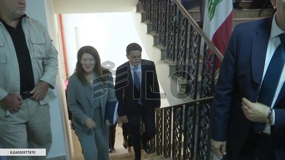 Lebanese president informs U.S. envoy of Lebanon's stance on border demarcation with Israel