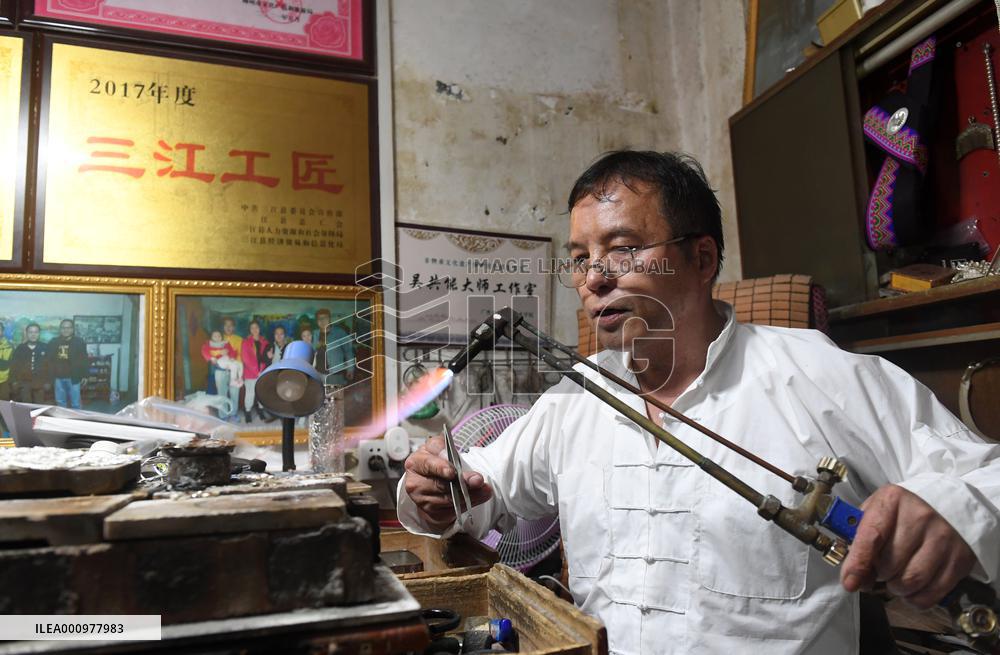 CHINA-GUANGXI-SANJIANG-SILVER ORNAMENTS (CN)