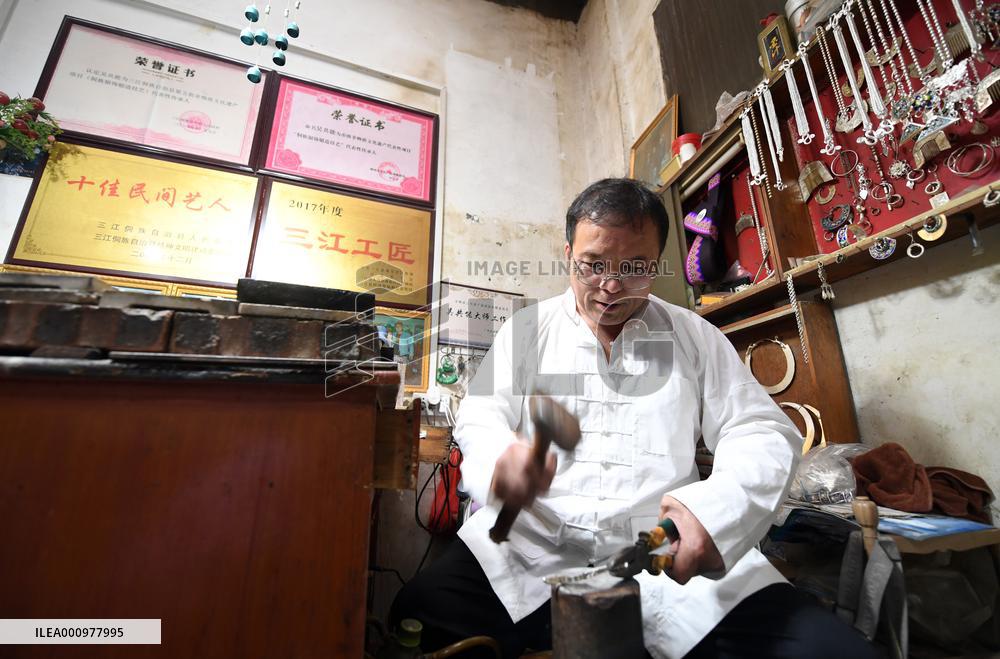 CHINA-GUANGXI-SANJIANG-SILVER ORNAMENTS (CN)