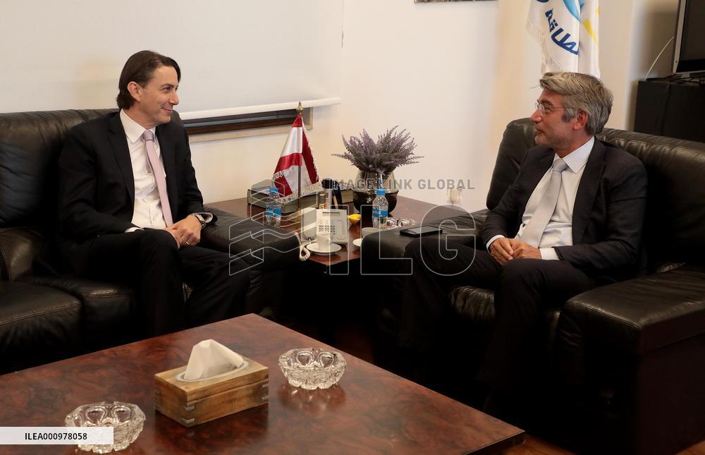 LEBANON-BEIRUT-U.S. ENERGY ENVOY-MEETING