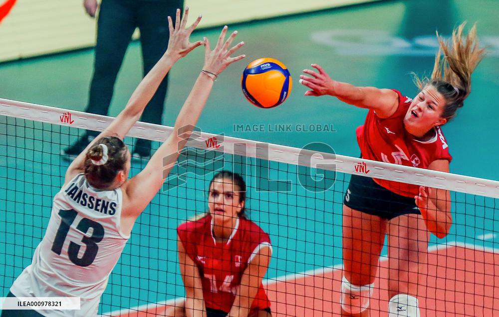 (SP)PHILIPINES-QUEZON CITY-VOLLEYBALL-NATIONS LEAGUE-CANADA VS BELGIUM