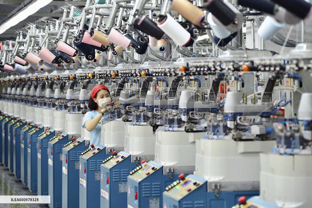 Sock factory in Pyongyang