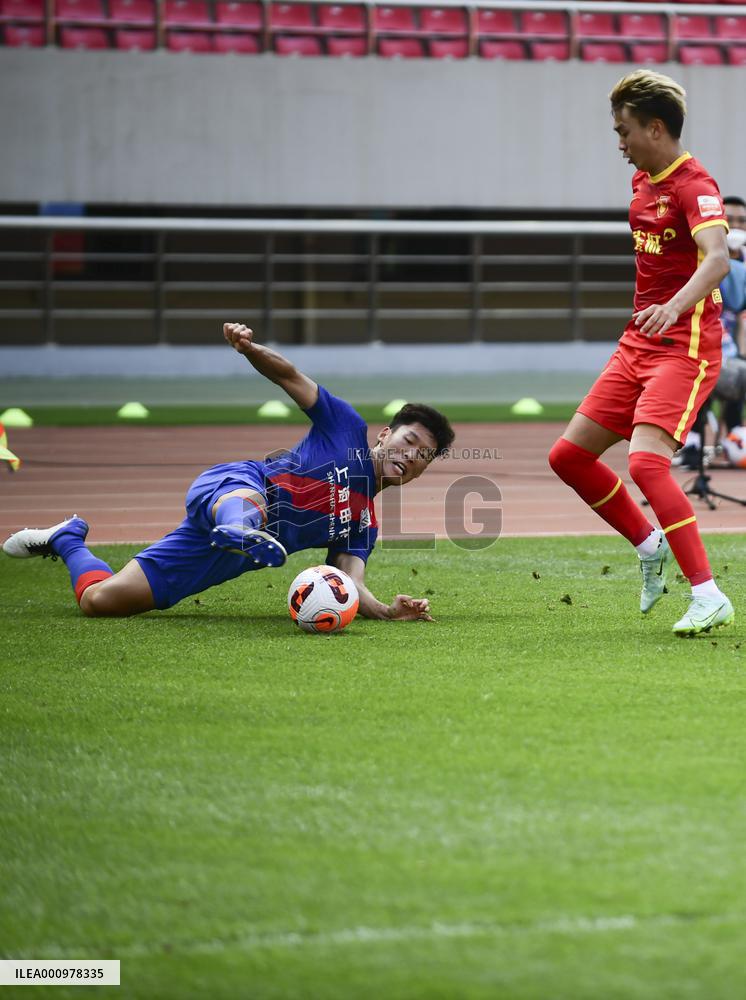 (SP)CHINA-DALIAN-FOOTBALL-CSL-HEBEI VS SHANGHAI SHENHUA (CN)