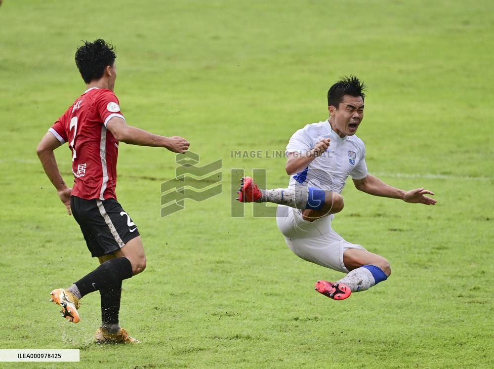 (SP)CHINA-MEIZHOU-FOOTBALL-CSL-CHENGDU VS TIANJIN (CN)