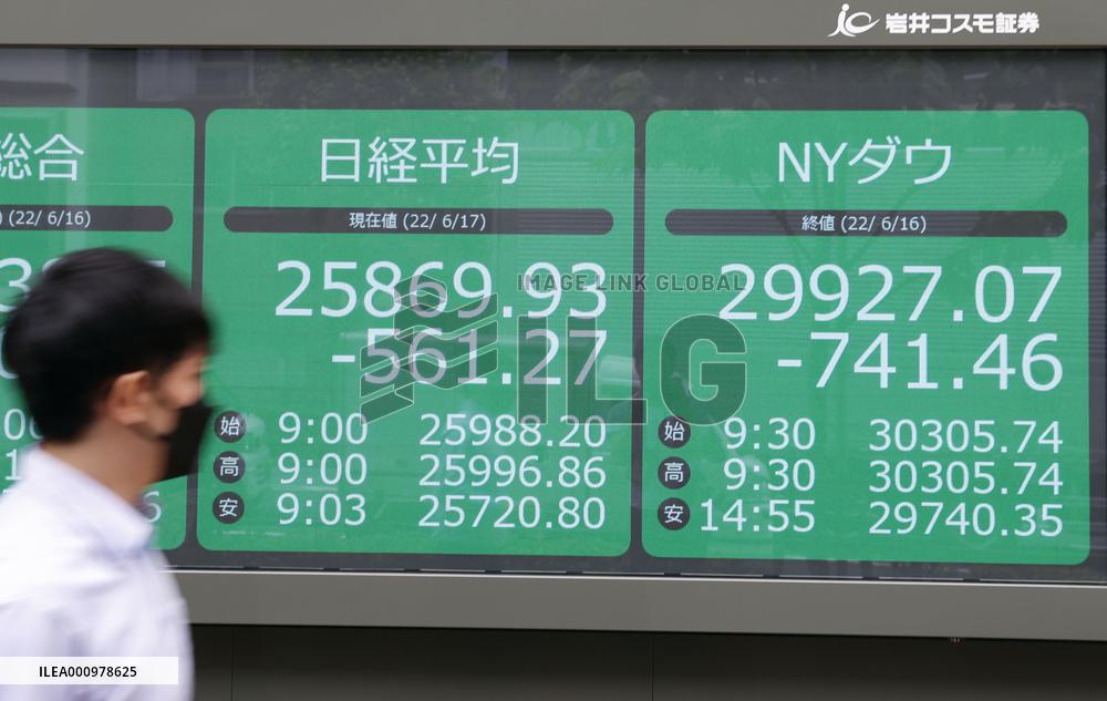 Stocks fall on Europe rate hike fears