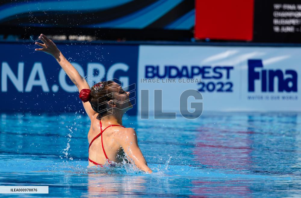 (SP)HUNGARY-BUDAPEST-FINA WORLD CHAMPIONSHIPS-ARTISTIC SWIMMING