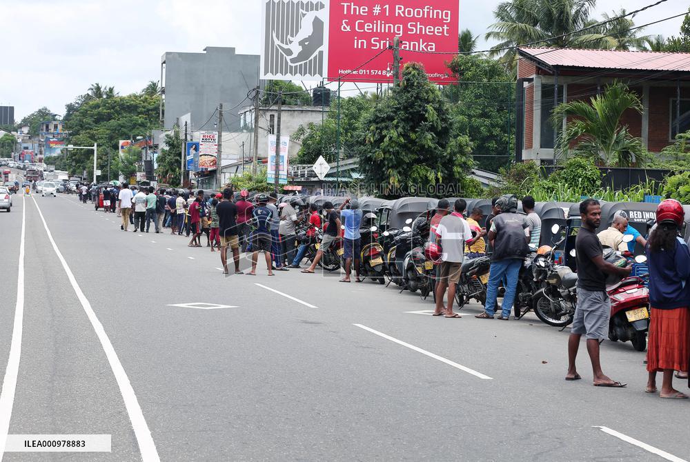 SRI LANKA-COLOMBO-FUEL SHORTAGE