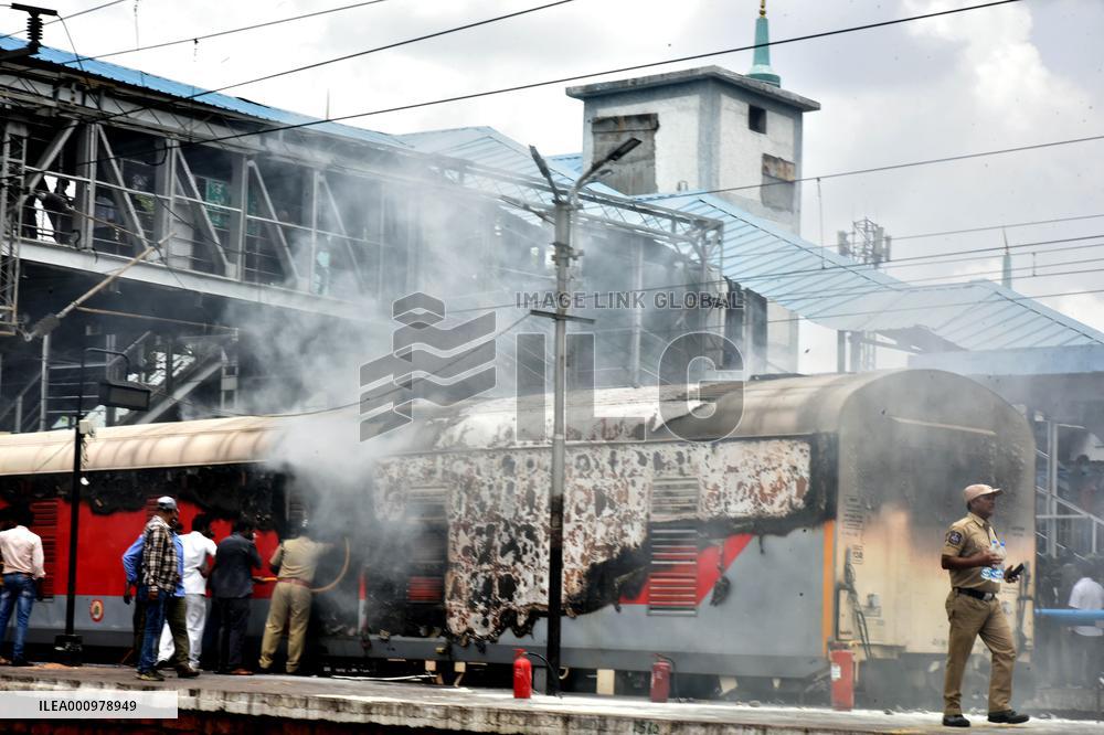 INDIA-SECUNDERABAD-RAILWAY STATION-VIOLENCE