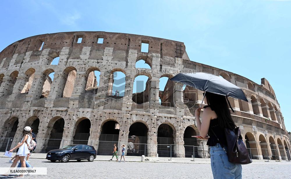 ITALY-ROME-HOT WEATHER