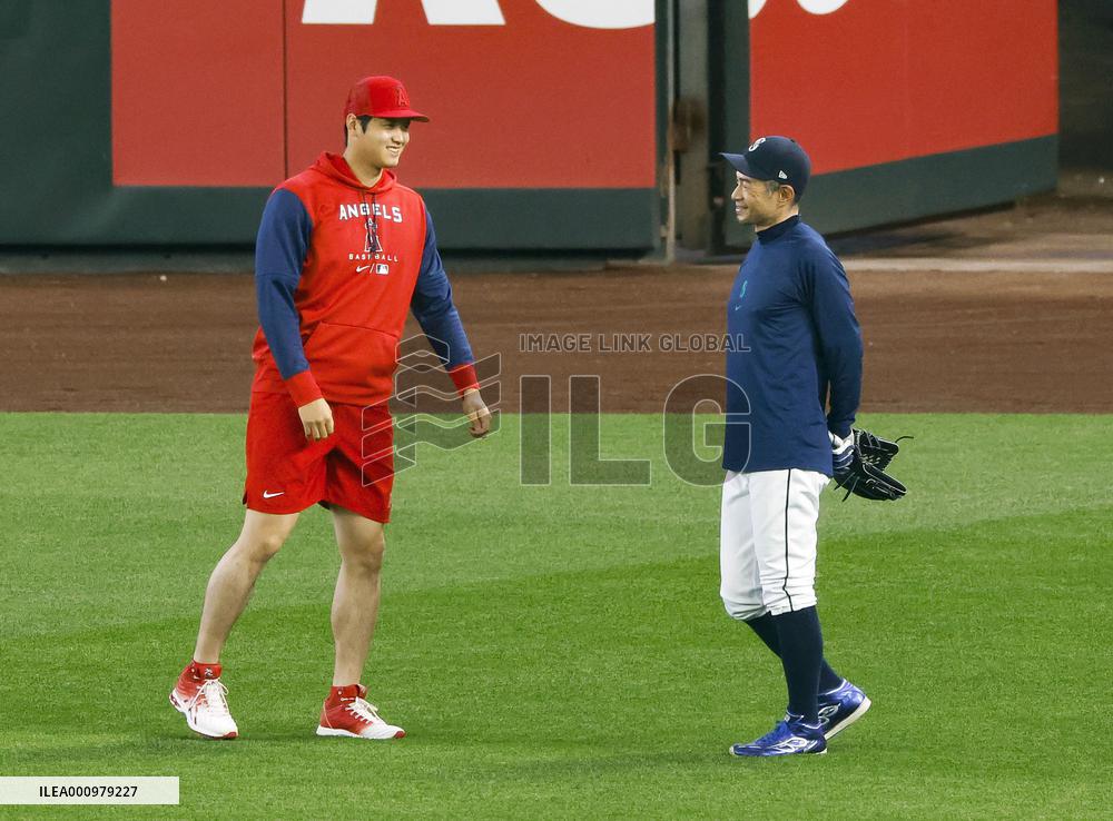 Baseball: Shohei Ohtani, Ichiro Suzuki