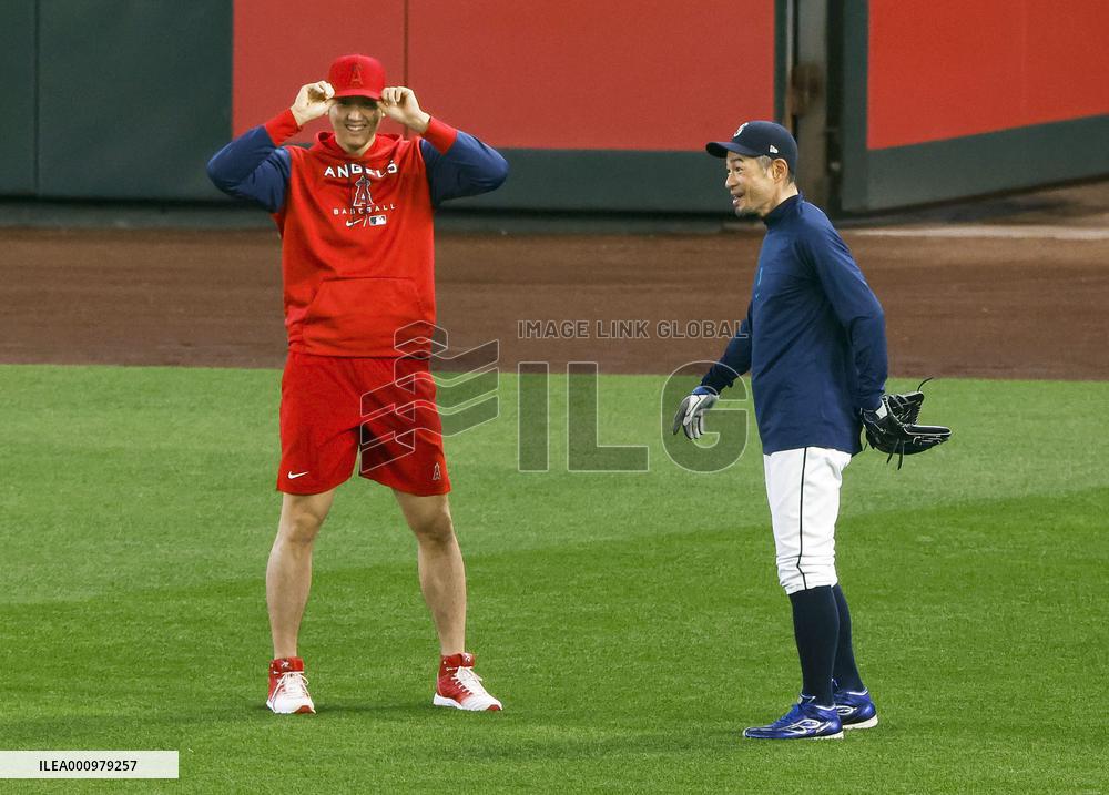Baseball: Shohei Ohtani, Ichiro Suzuki