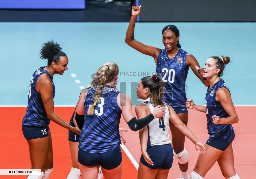 (SP)PHILIPINES-QUEZON CITY-VOLLEYBALL-NATIONS LEAGUE-CHN VS USA