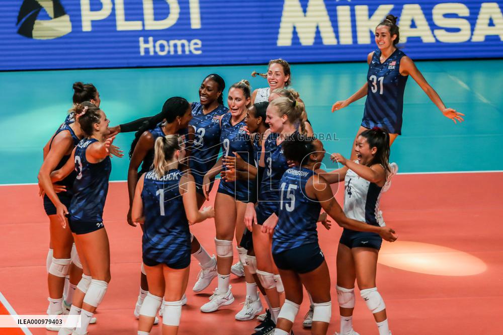 (SP)PHILIPINES-QUEZON CITY-VOLLEYBALL-NATIONS LEAGUE-CHN VS USA