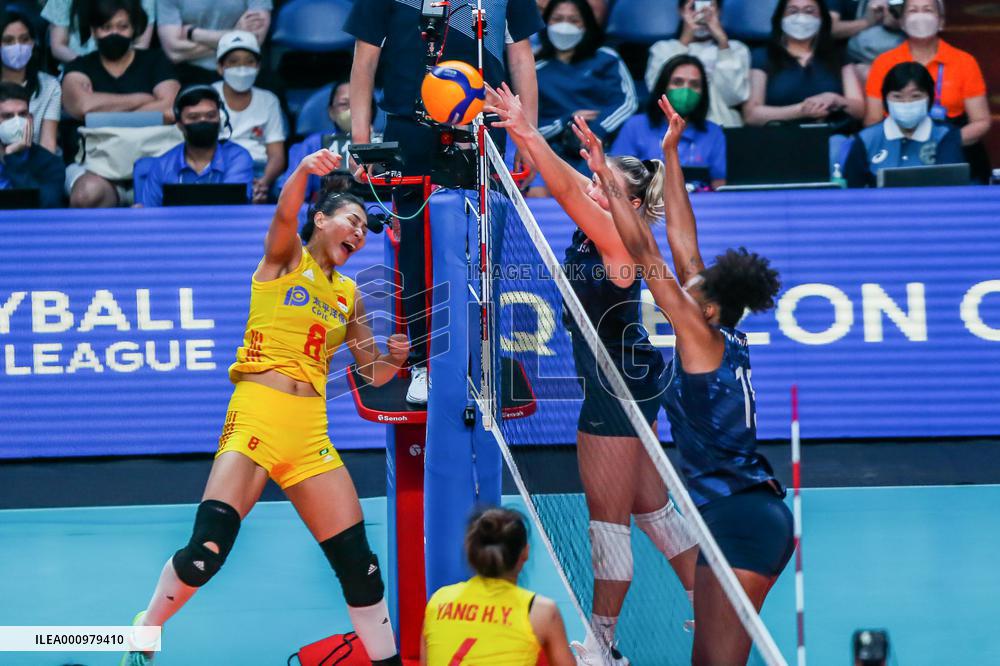 (SP)PHILIPINES-QUEZON CITY-VOLLEYBALL-NATIONS LEAGUE-CHN VS USA