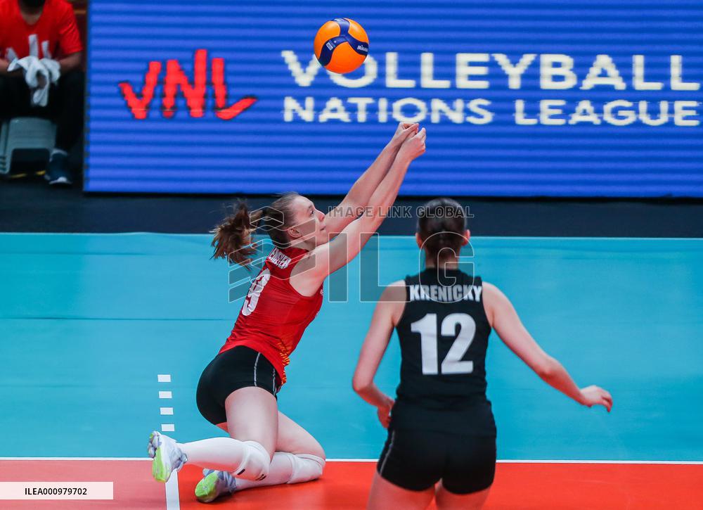 (SP)PHILIPPINES-QUEZON CITY-FIVB VOLLEYBALL NATIONS LEAGUE-BELGIUM VS BULGARIA