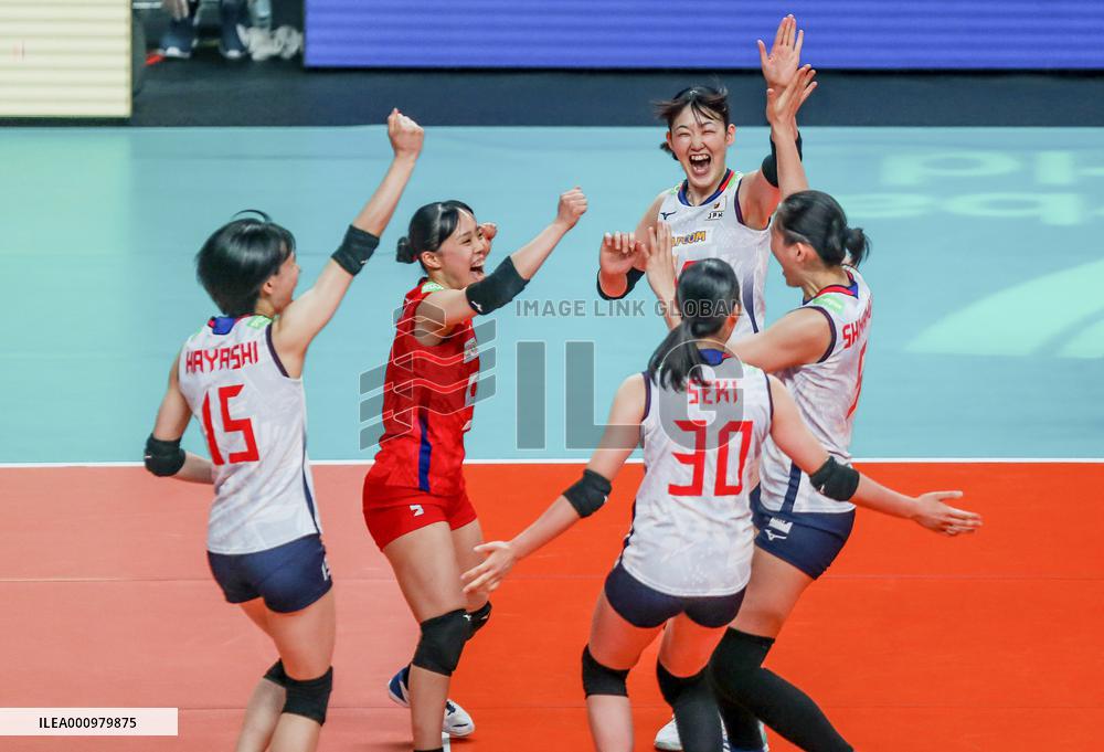 (SP)PHILIPINES-QUEZON CITY-VOLLEYBALL-NATIONS LEAGUE-CHN VS JPN