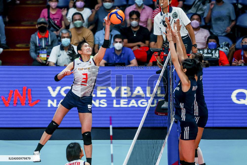 (SP)PHILIPINES-QUEZON CITY-VOLLEYBALL-NATIONS LEAGUE-CHN VS JPN