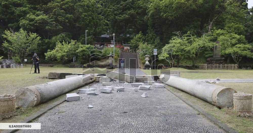 M5.4 quake hits Ishikawa Pref.