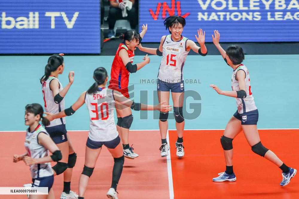 (SP)PHILIPINES-QUEZON CITY-VOLLEYBALL-NATIONS LEAGUE-CHN VS JPN