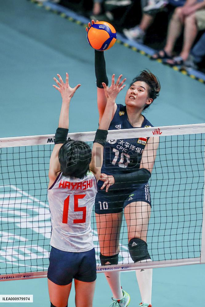 (SP)PHILIPINES-QUEZON CITY-VOLLEYBALL-NATIONS LEAGUE-CHINA VS JAPAN