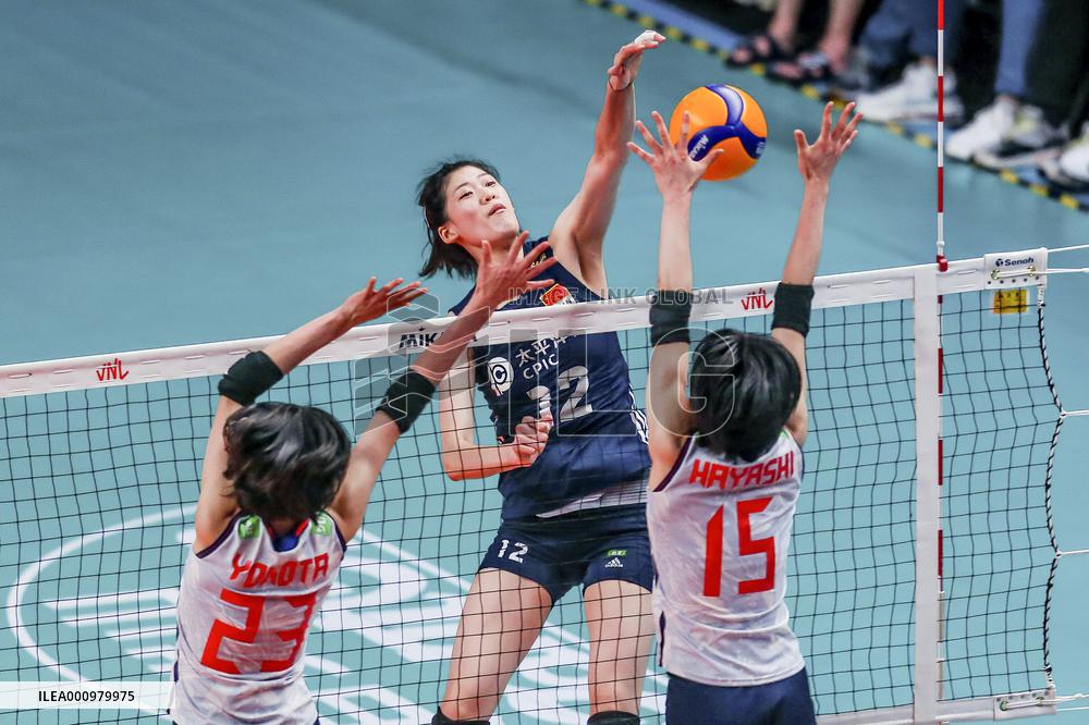 (SP)PHILIPINES-QUEZON CITY-VOLLEYBALL-NATIONS LEAGUE-CHINA VS JAPAN