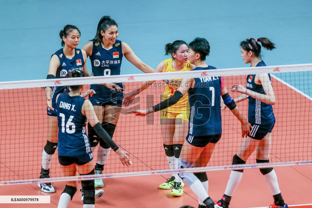(SP)PHILIPINES-QUEZON CITY-VOLLEYBALL-NATIONS LEAGUE-CHINA VS JAPAN