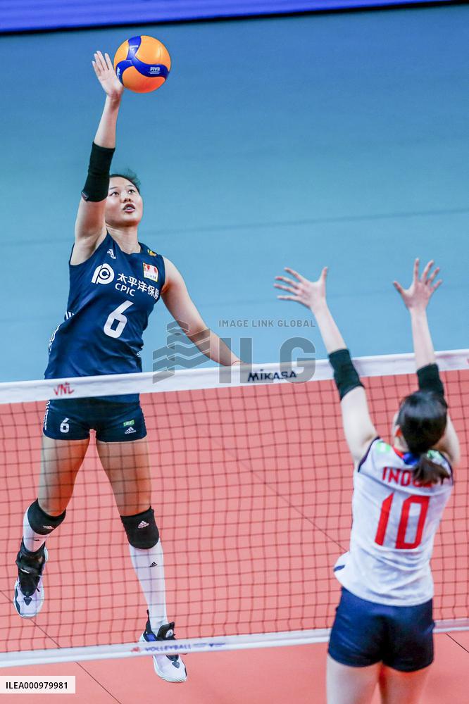 (SP)PHILIPINES-QUEZON CITY-VOLLEYBALL-NATIONS LEAGUE-CHINA VS JAPAN