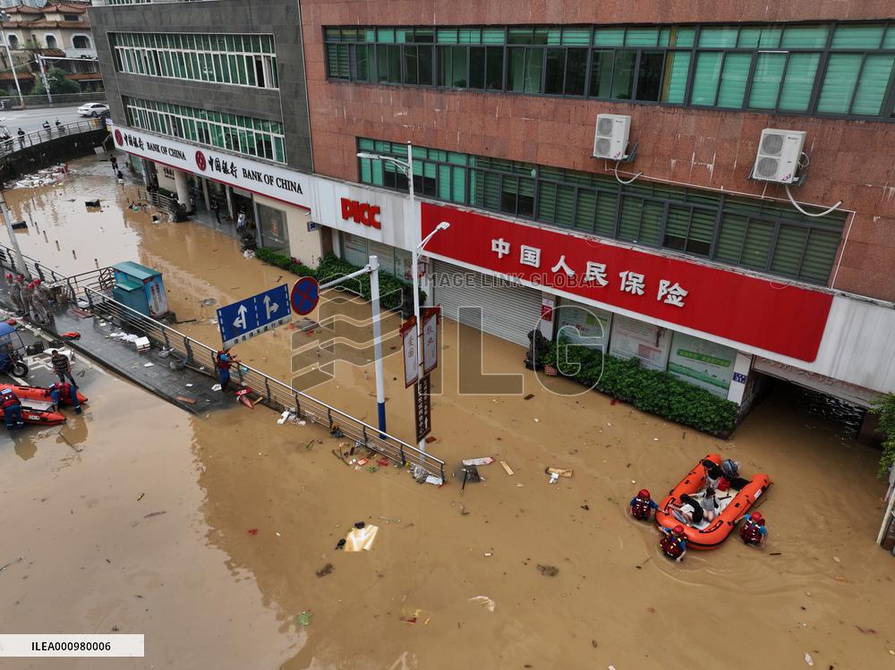 CHINA-FUJIAN-JIAN'OU-FLOOD-EVACUATION (CN)