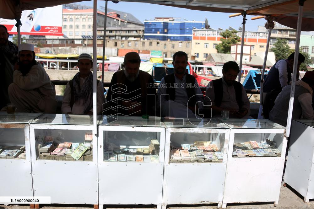 AFGHANISTAN-KABUL-MONEY EXCHANGE MARKET