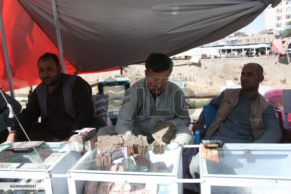 AFGHANISTAN-KABUL-MONEY EXCHANGE MARKET