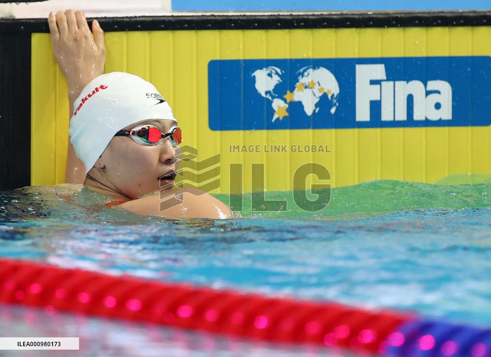 (SP)HUNGARY-BUDAPEST-FINA WORLD CHAMPIONSHIPS-WOMEN'S 100M BREASTSTROKE