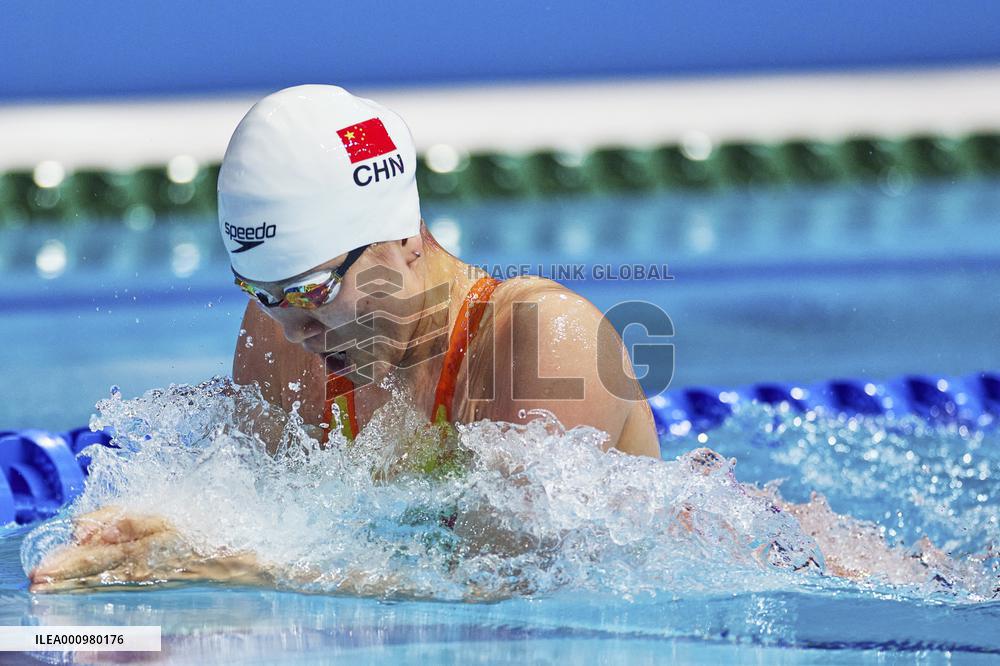(SP)HUNGARY-BUDAPEST-FINA WORLD CHAMPIONSHIPS-WOMEN'S 100M BREASTSTROKE