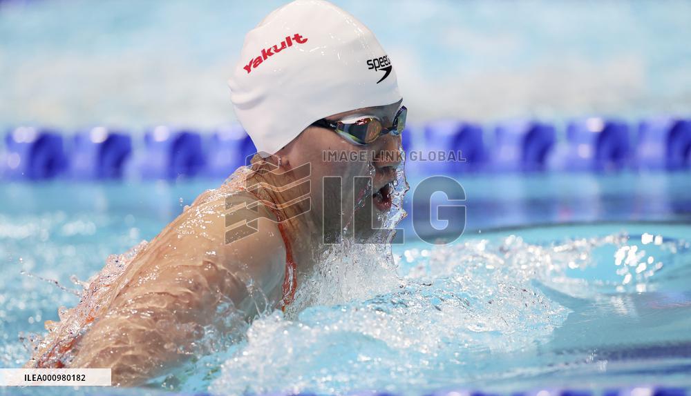 (SP)HUNGARY-BUDAPEST-FINA WORLD CHAMPIONSHIPS-WOMEN'S 100M BREASTSTROKE