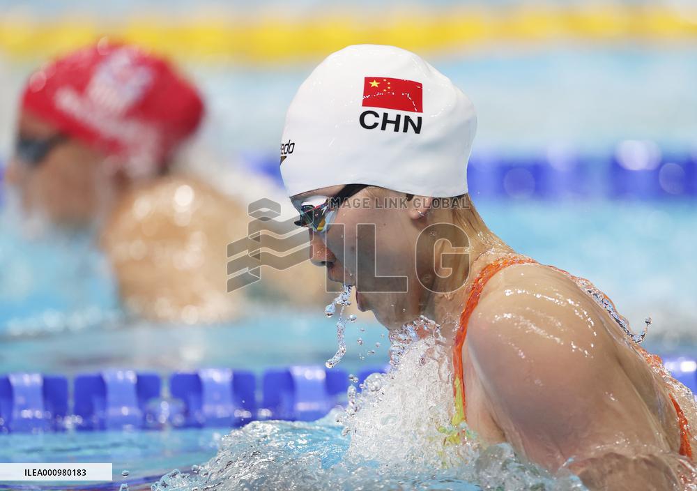 (SP)HUNGARY-BUDAPEST-FINA WORLD CHAMPIONSHIPS-WOMEN'S 100M BREASTSTROKE