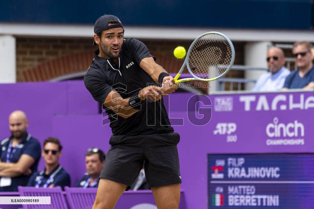 (SP)BRITAIN-LONDON-CINCH CHAMPIONSHIPS-MEN'S SINGLES FINAL