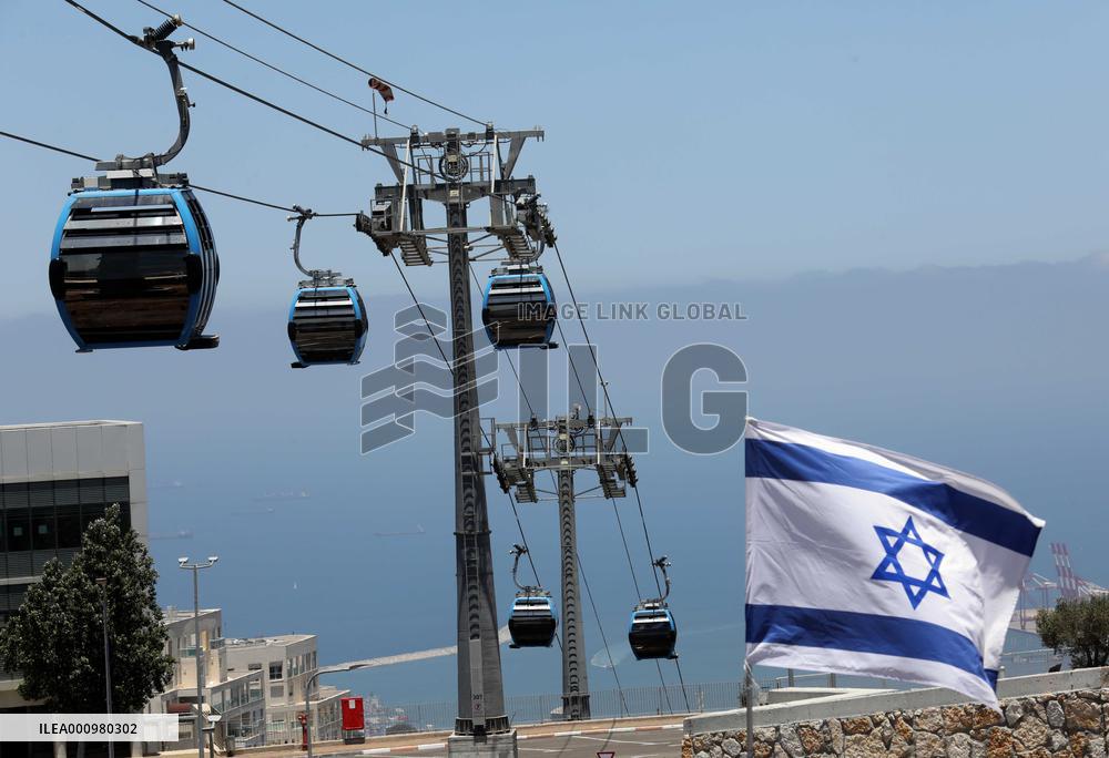 ISRAEL-HAIFA-CABLE CAR