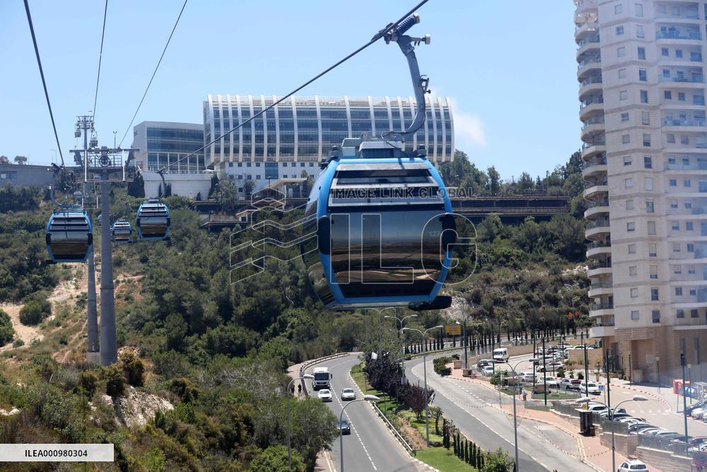 ISRAEL-HAIFA-CABLE CAR