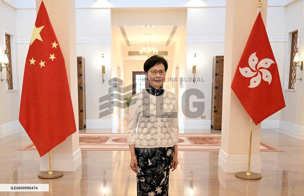 (HKSAR 25)CHINA-HONG KONG-CARRIE LAM-INTERVIEW (CN)
