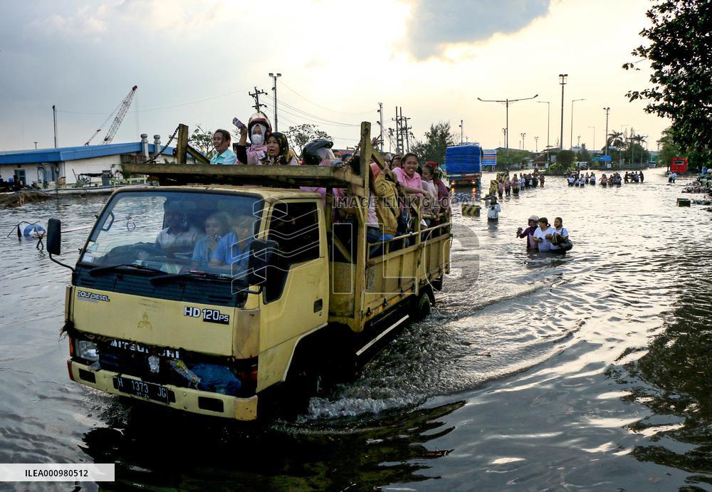 INDONESIA-SEMARANG-FLOOD