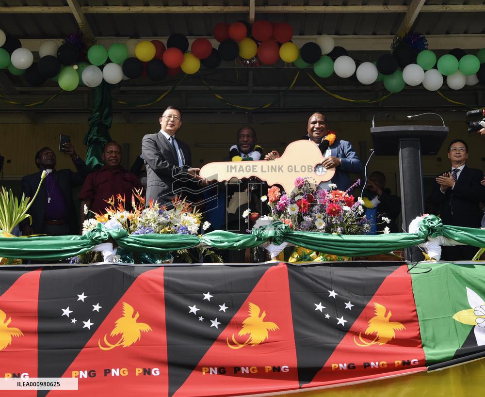 PAPUA NEW GUINEA-ENGA-HOSPITAL-CHINA-HANDOVER