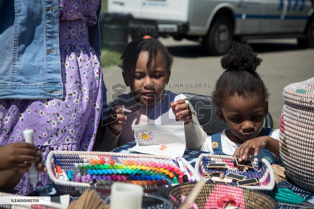 U.S.-NEW YORK-JUNETEENTH CELEBRATION-COVID-19 VICTIMS-COMMEMORATION