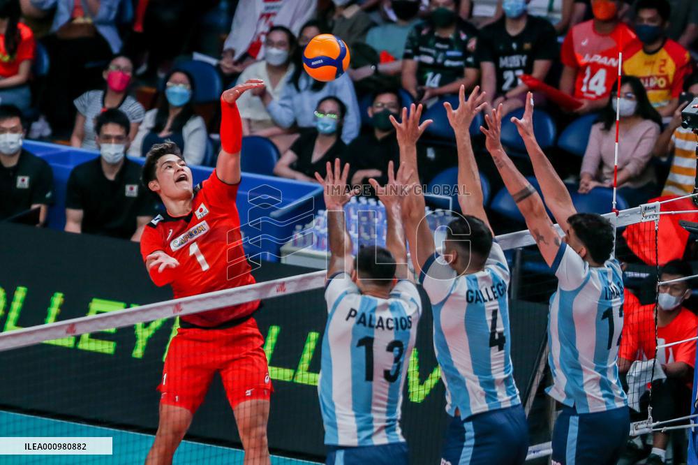 (SP)PHILIPPINES-QUEZON CITY-FIVB VOLLEYBALL NATIONS LEAGUE-JAPAN VS ARGENTINA